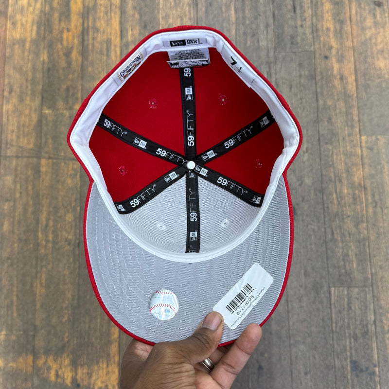 Cleveland Indians White and Red Ash ketchum