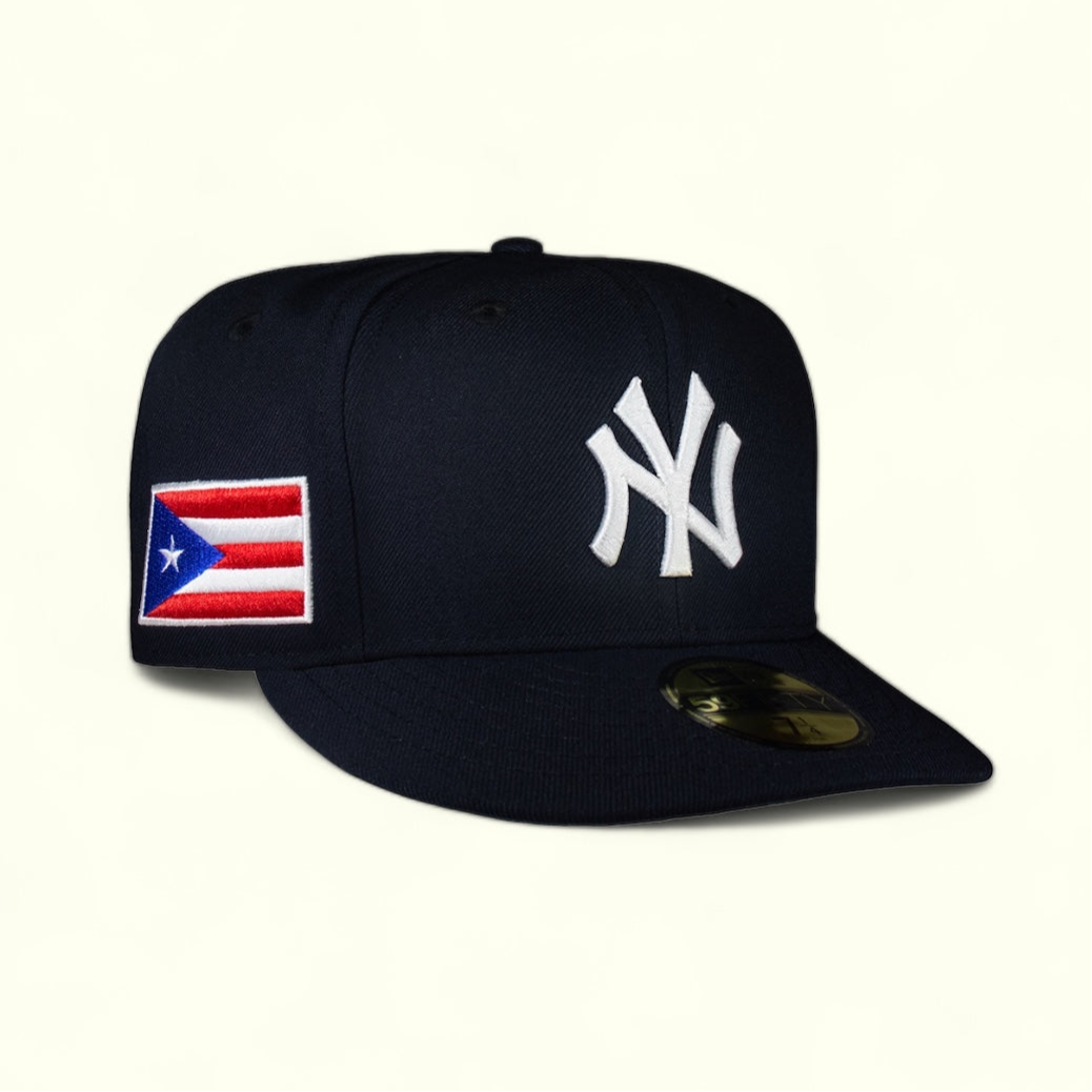 New York Yankees Navy Puerto Rico Flag