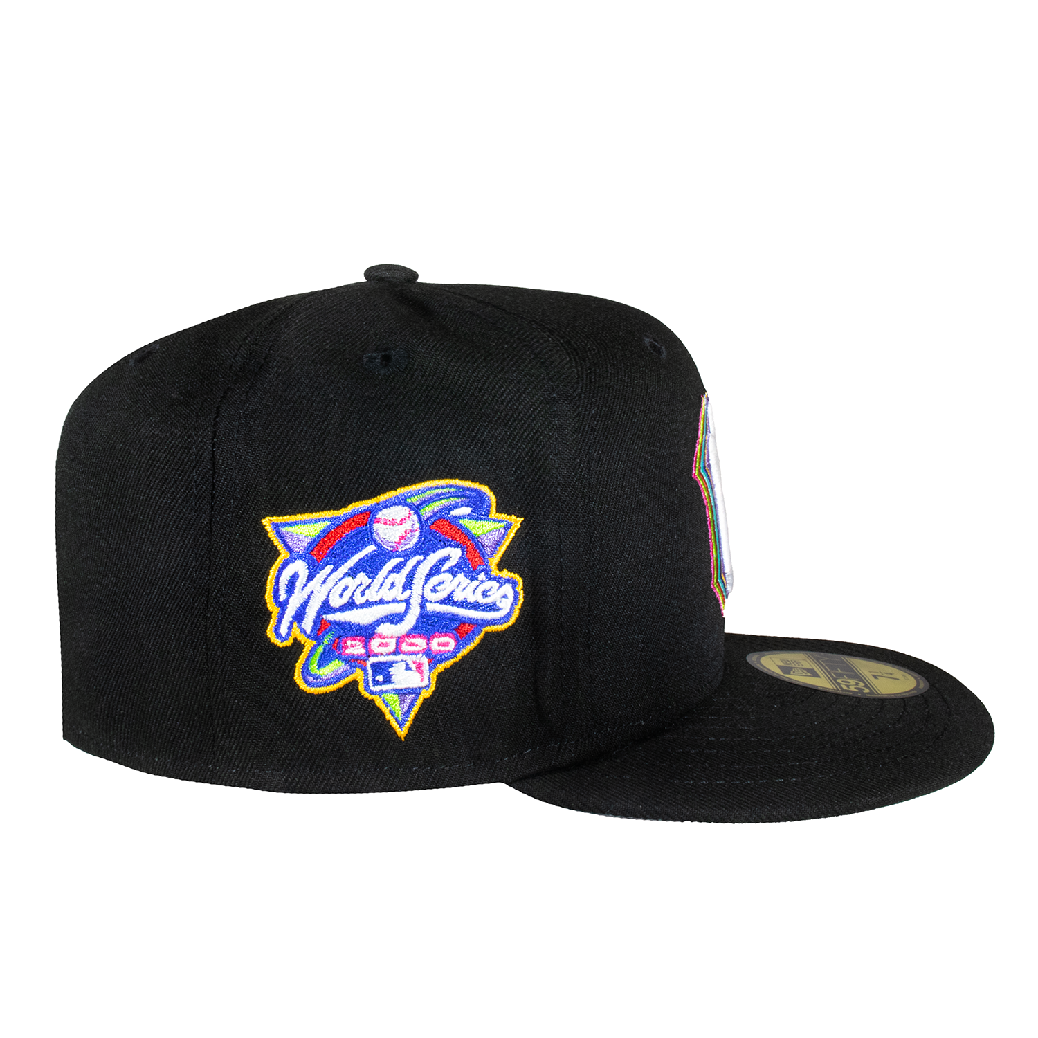 New York Yankees All Black 3D Colored Logo 2000 World Series