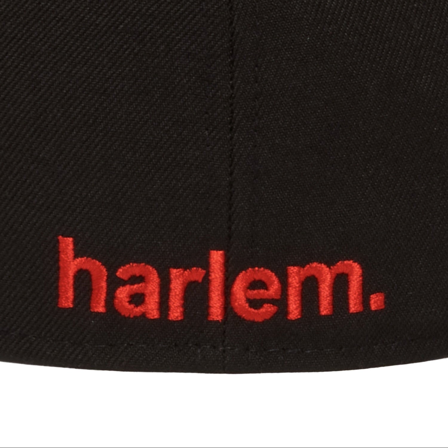 Harlem Black and Camo Red Outlined Logo 5950 Fitted