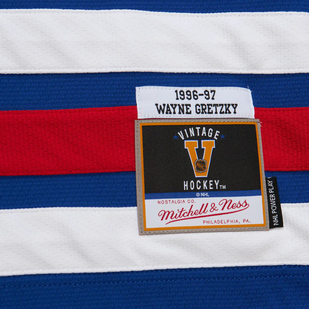 New York Rangers  Blue Wayne Gretzky Jersey
