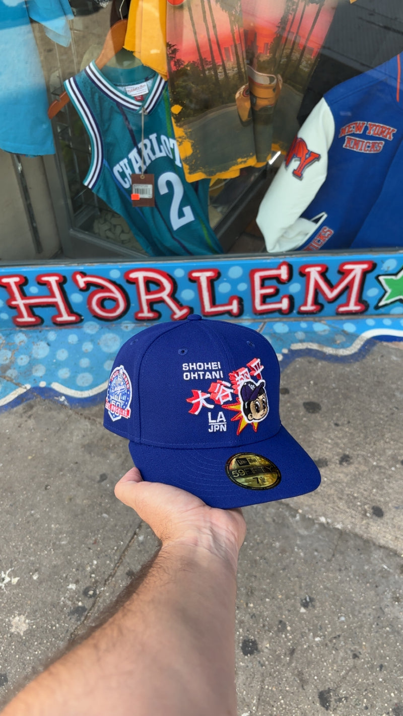 Los Angeles Dodgers OHTANI Dark Royal Blue 60Th Anniversary