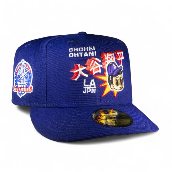 Los Angeles Dodgers OHTANI Dark Royal Blue 60Th Anniversary