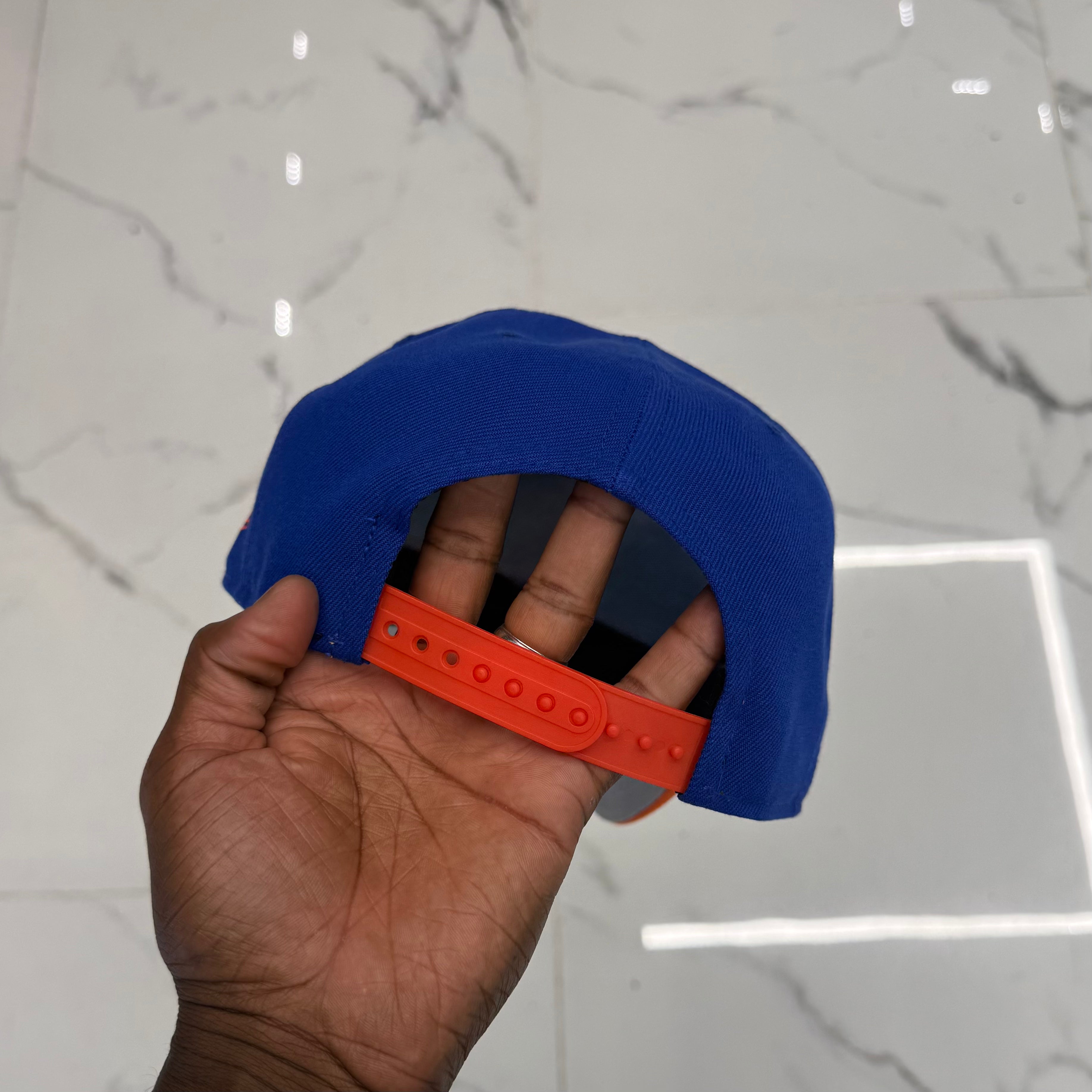 New York Knicks Blue and Orange 950 AFrame 2026 Champs Snap Back