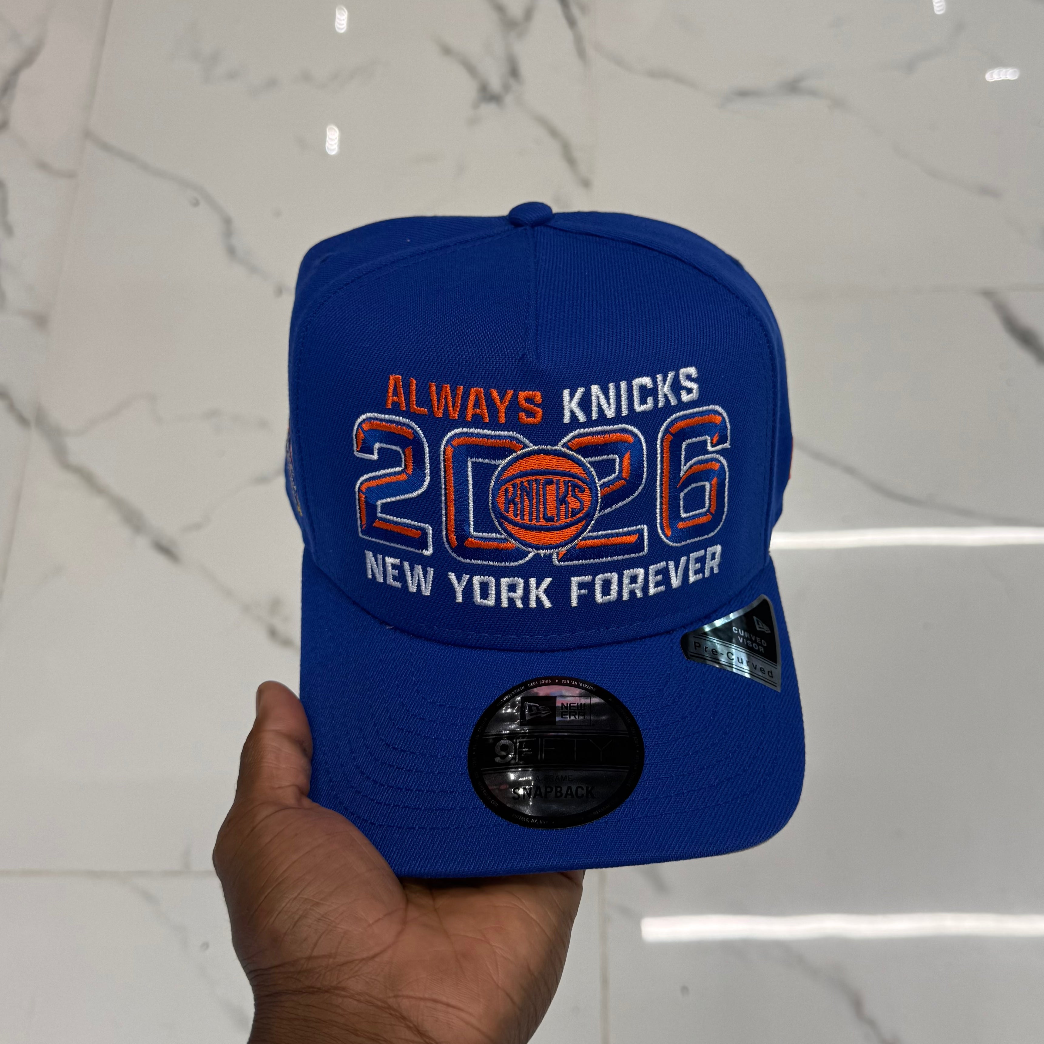 New York Knicks Always Knicks Forever 950 Aframe 3X Champs Snap Back