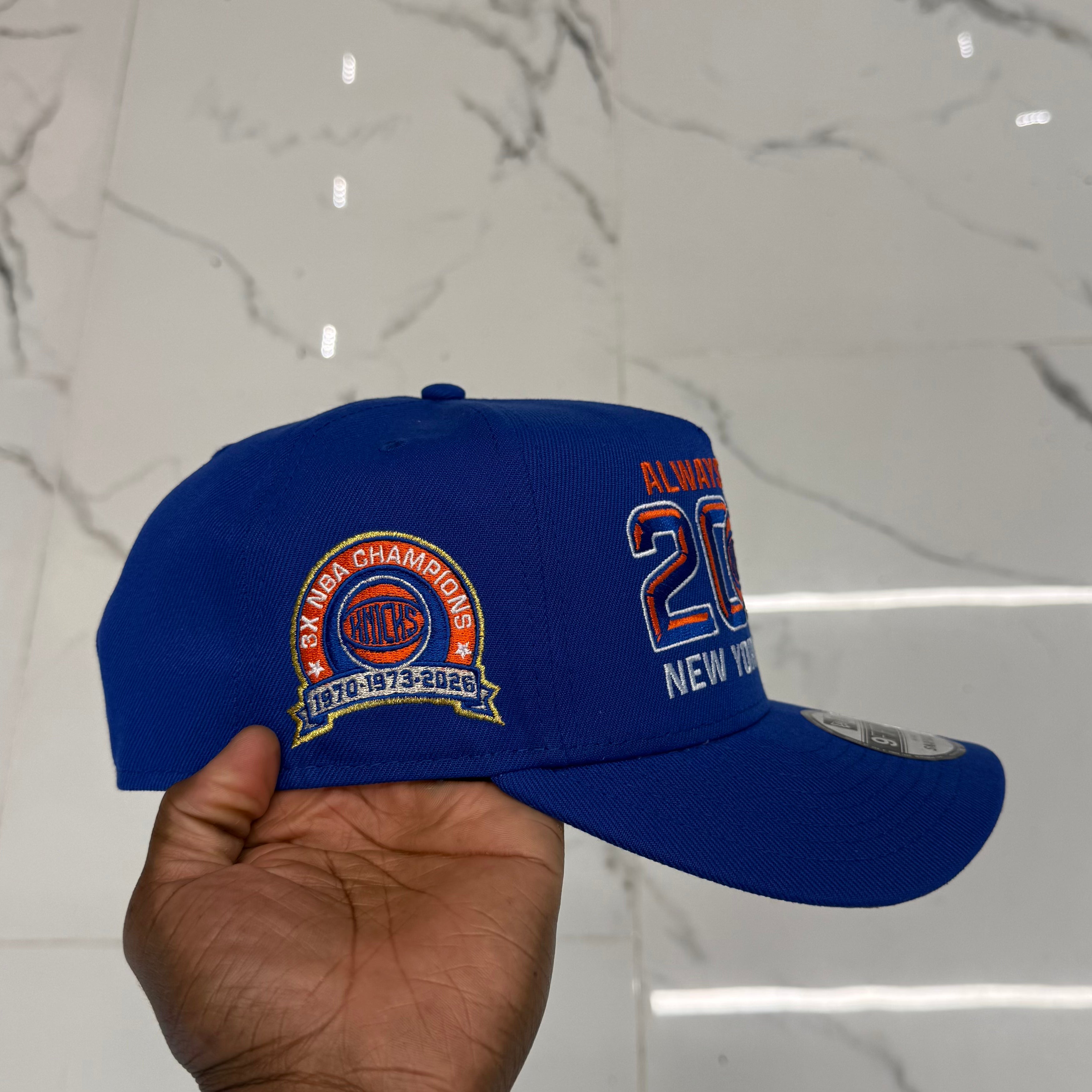 New York Knicks Always Knicks Forever 950 Aframe 3X Champs Snap Back