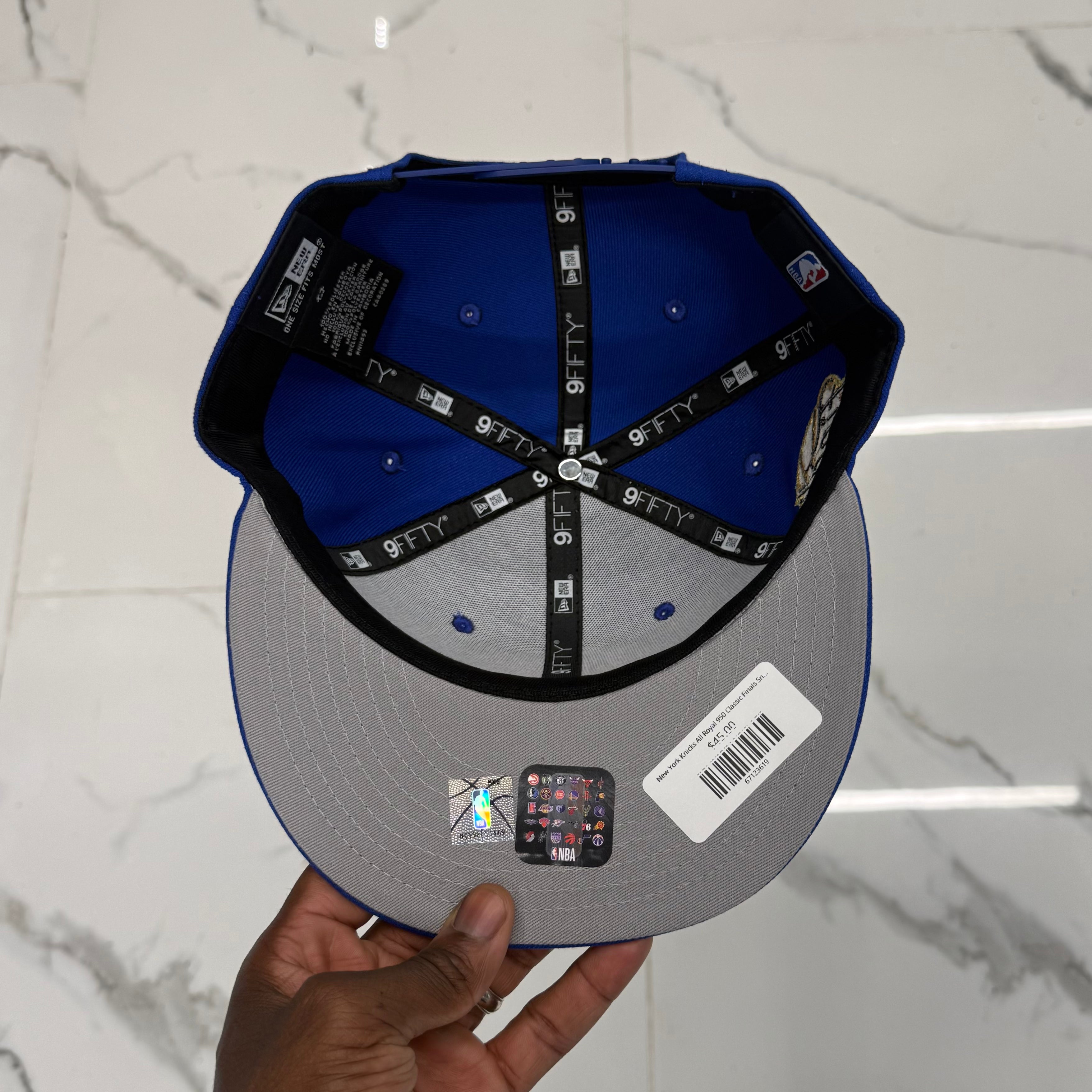New York Knicks All Royal 950 Classic Finals Snap Back