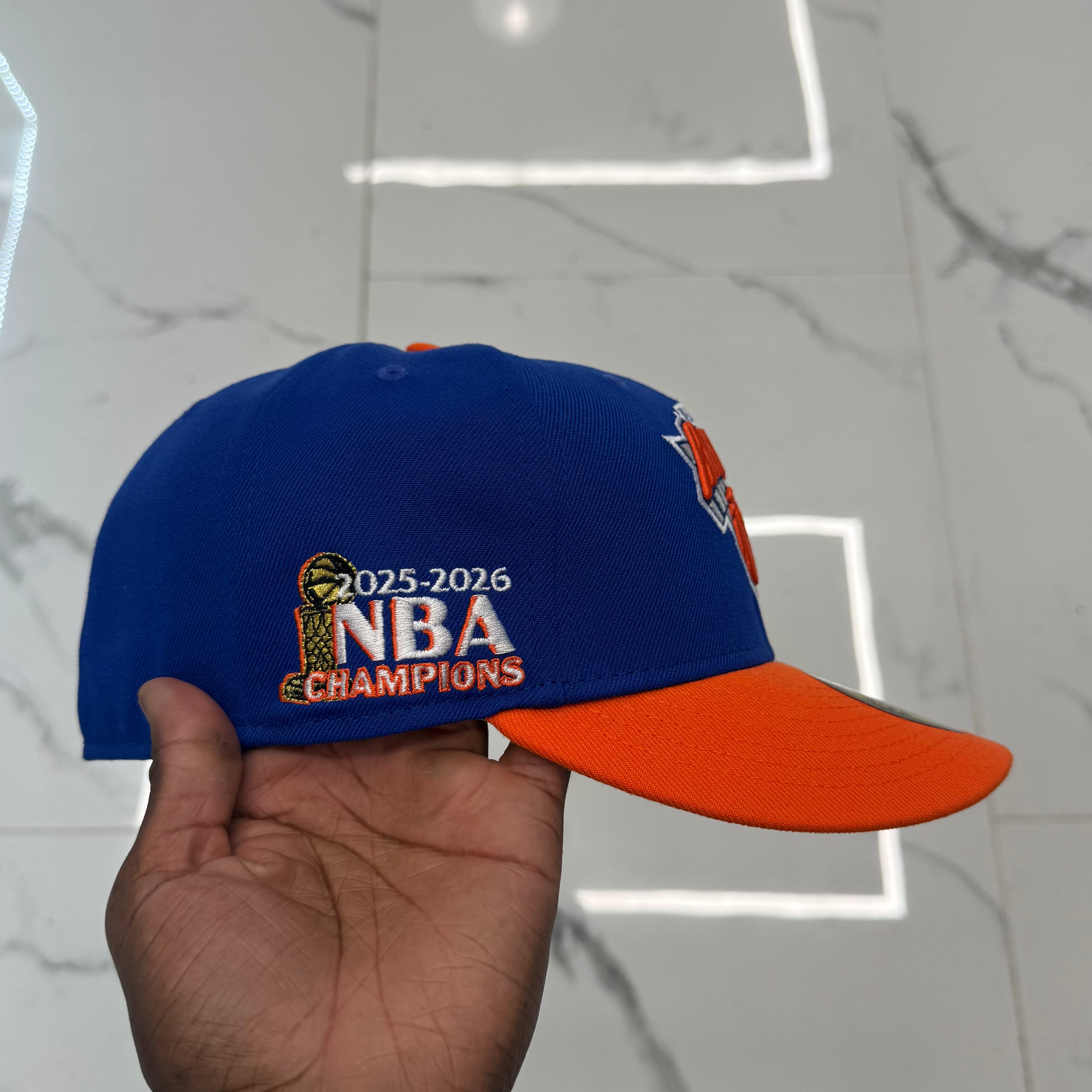 New York Knicks Royal and Orange NBA Champs Patch 2026