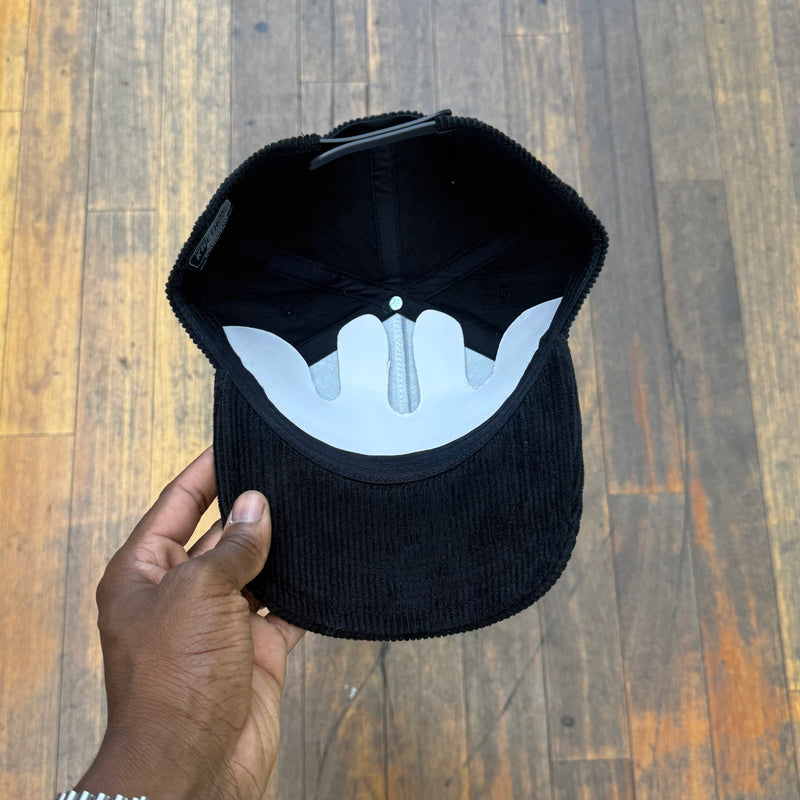 Make Harlem Great Again Black Corduroy Snap Back