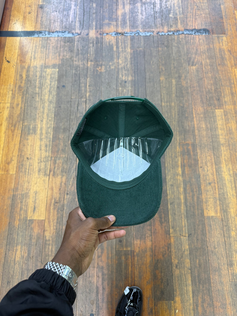 Make Harlem Great Again Green Corduroy Snap Back