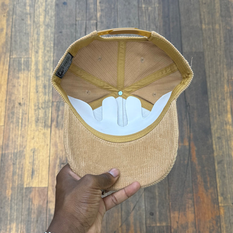 Make Harlem Great Again Tan Corduroy Snap Back