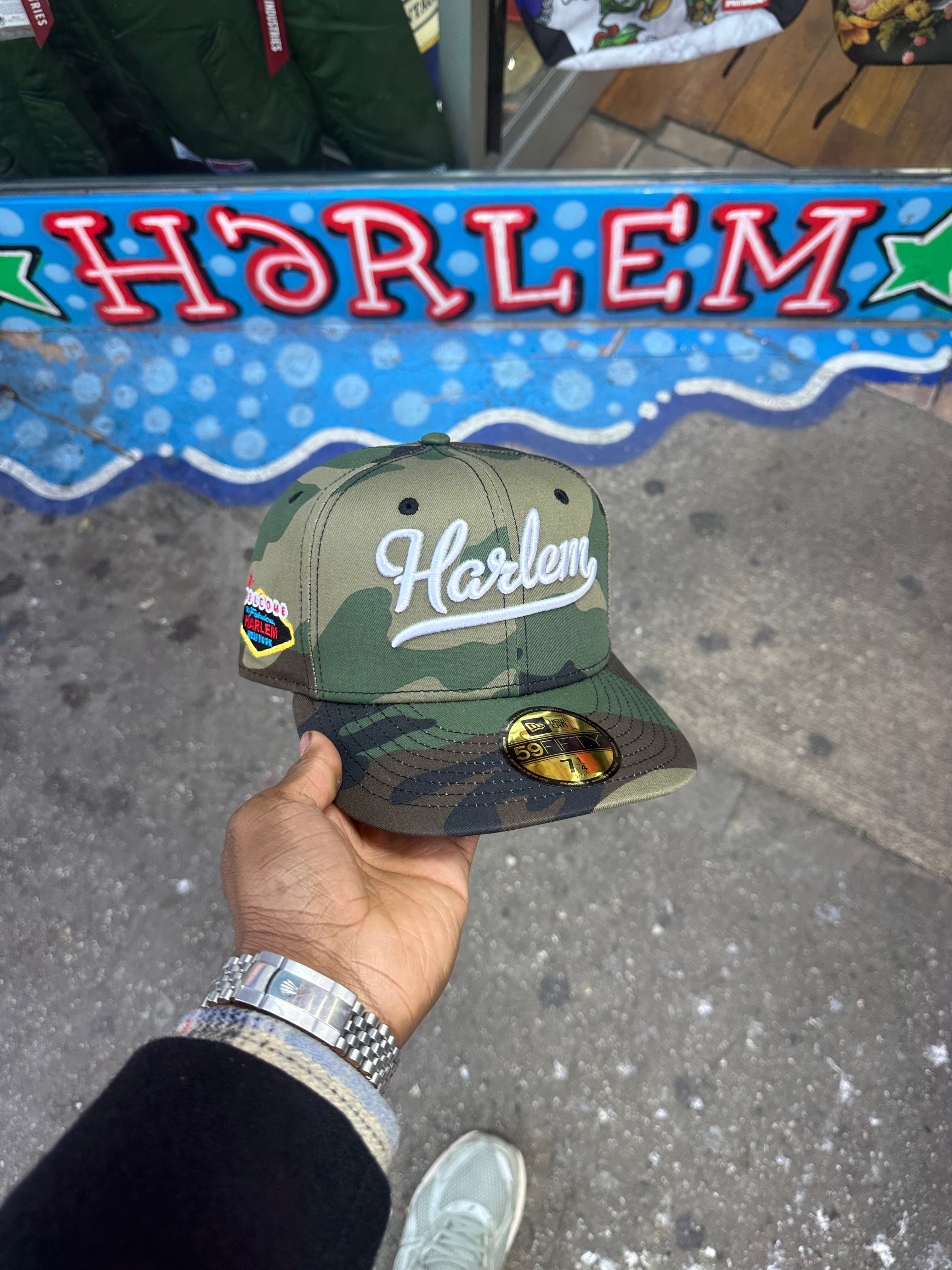 Harlem Camo 5950 Fitted