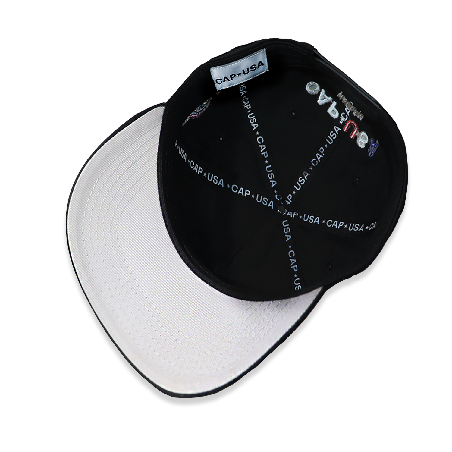 CAP USA All Black Snapback