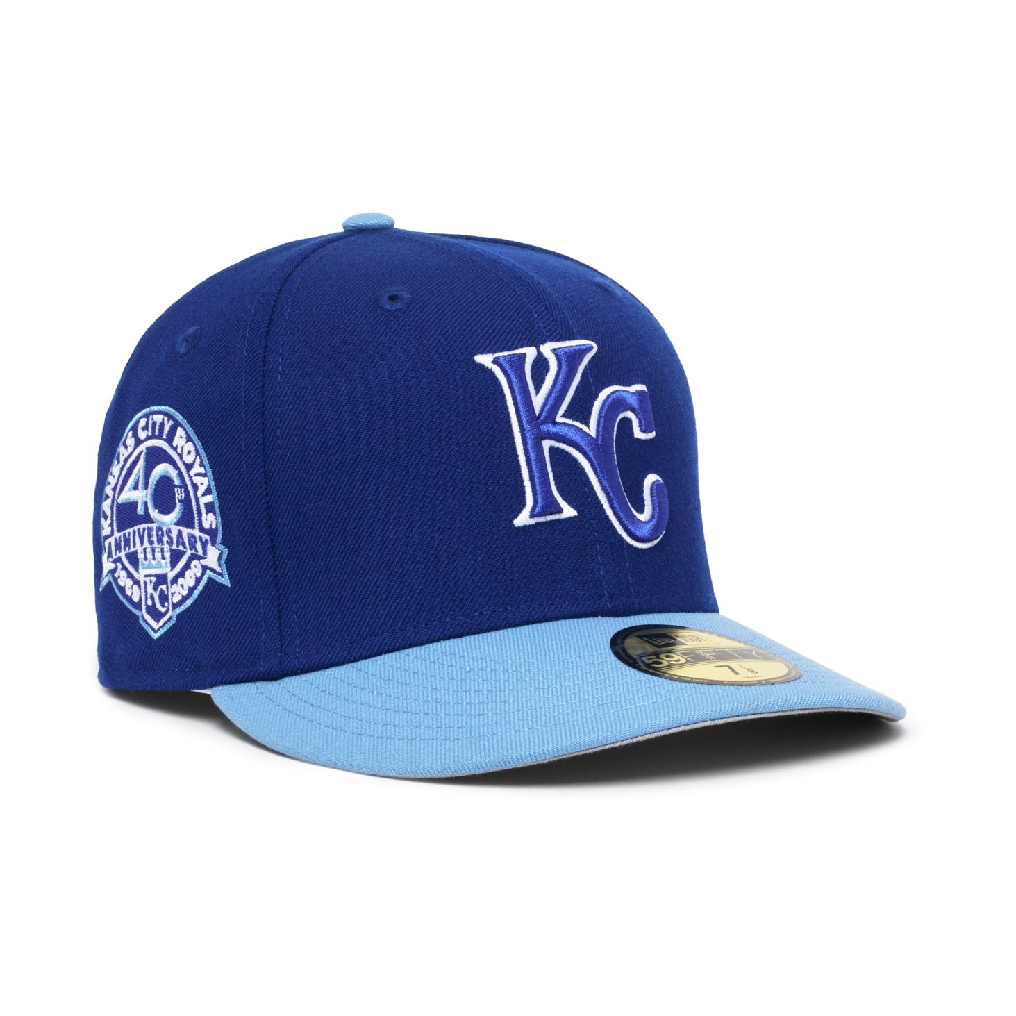 Kansas City Royals Royal & Sky Blue 40th Anniversary Grey uv