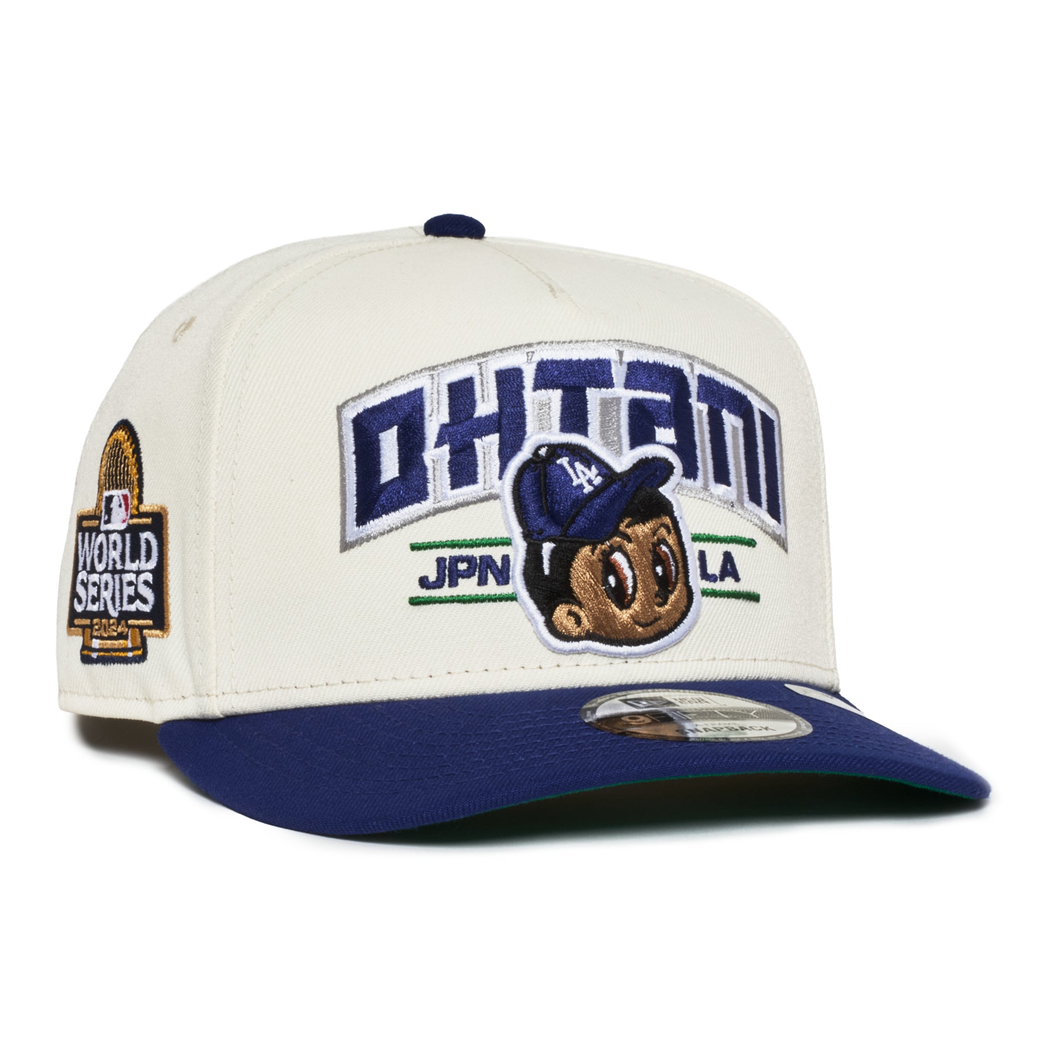 Los Angeles Dodgers Creme and Royal 950 AFrame Snap Back