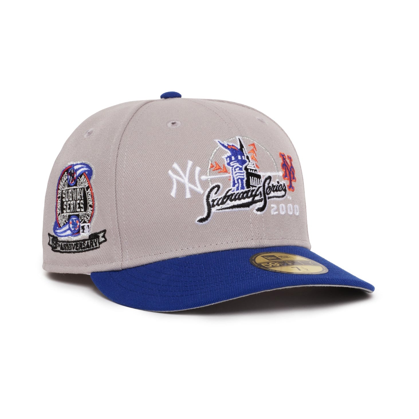 New York Yankees X Mets Grey and Royal SWS 25Th