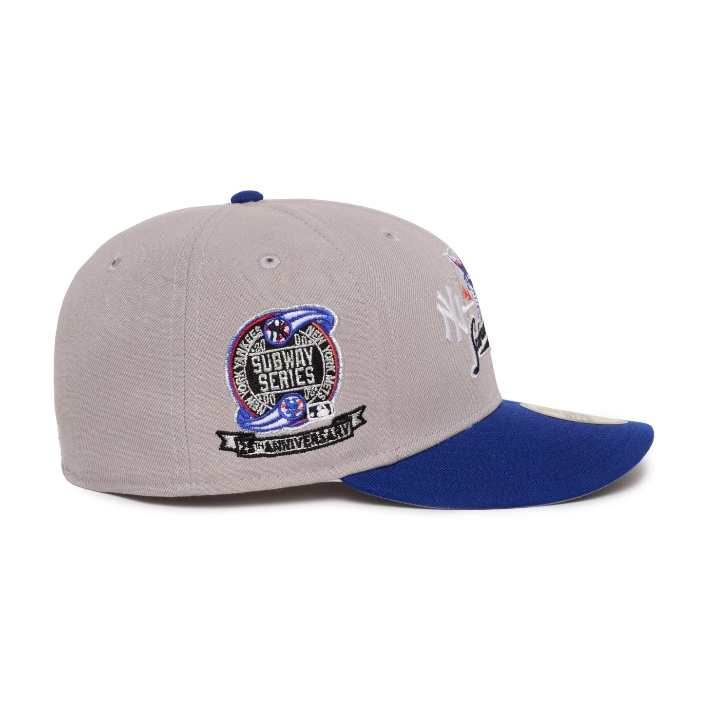 New York Yankees X Mets Grey and Royal SWS 25Th