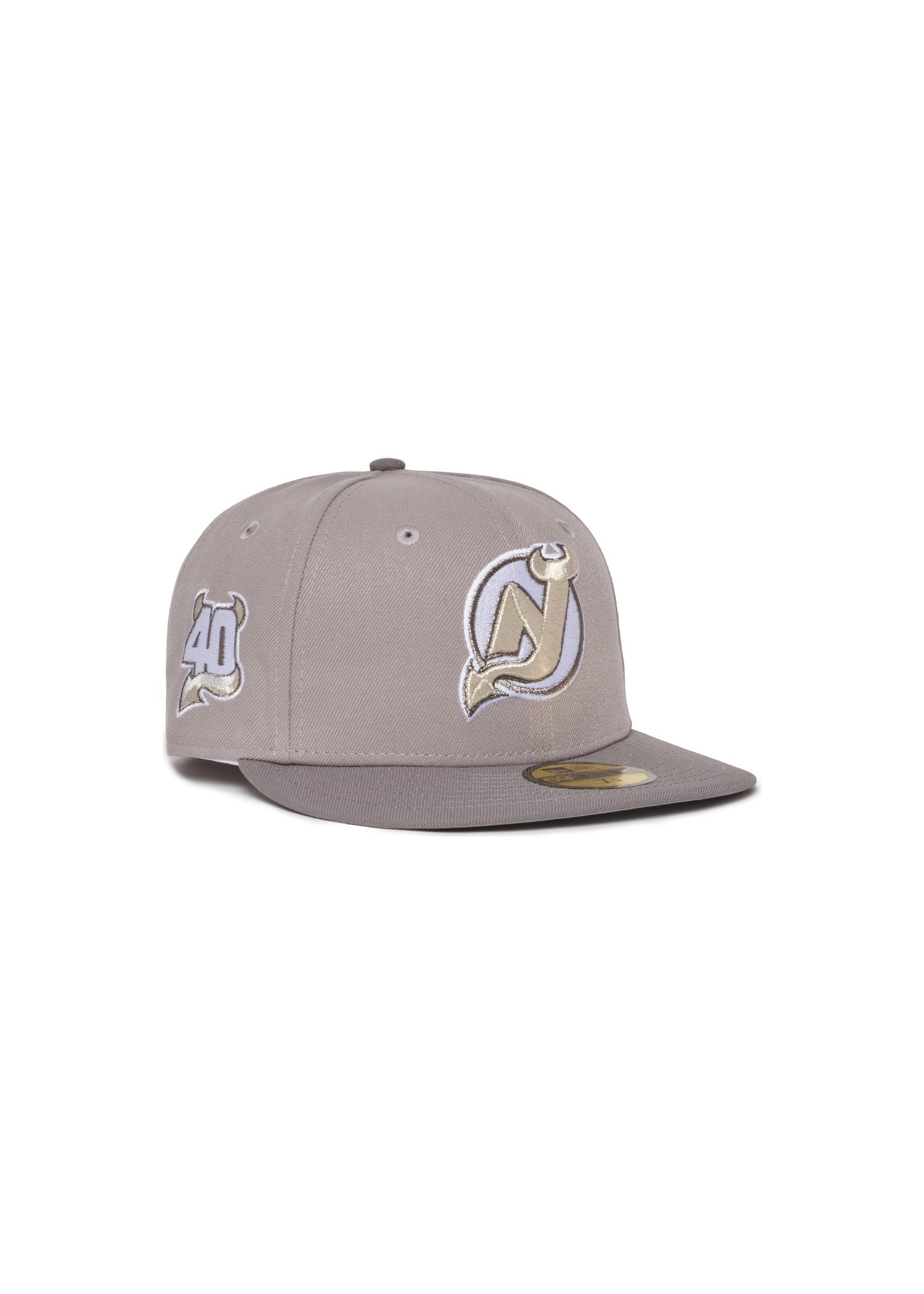 New Jersey Devils Grey two tone 40Th Anniversary