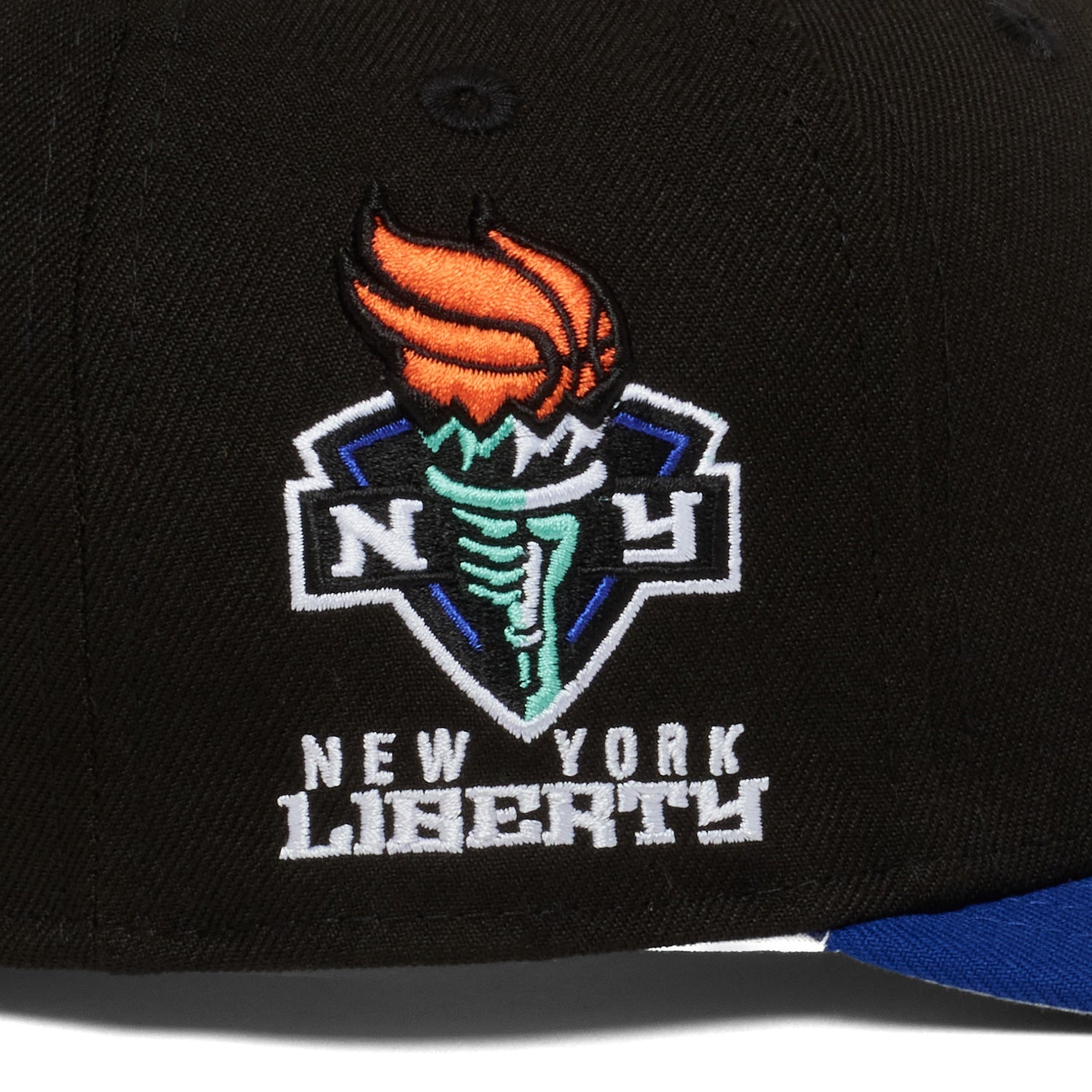 New York Liberty OG Logo Black and Royal 5950 Fitted