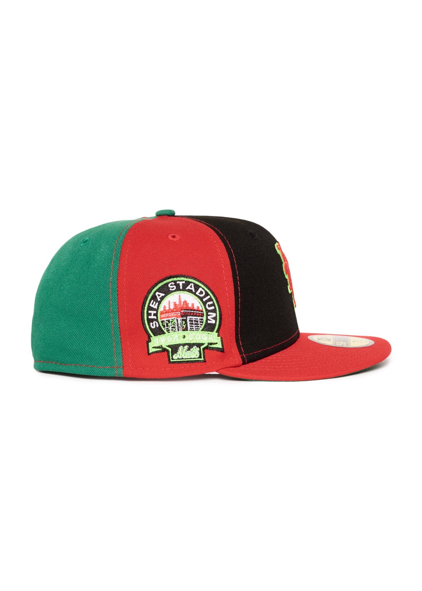 New York Mets Pin Wheel Red Black And Green Shea Stadium