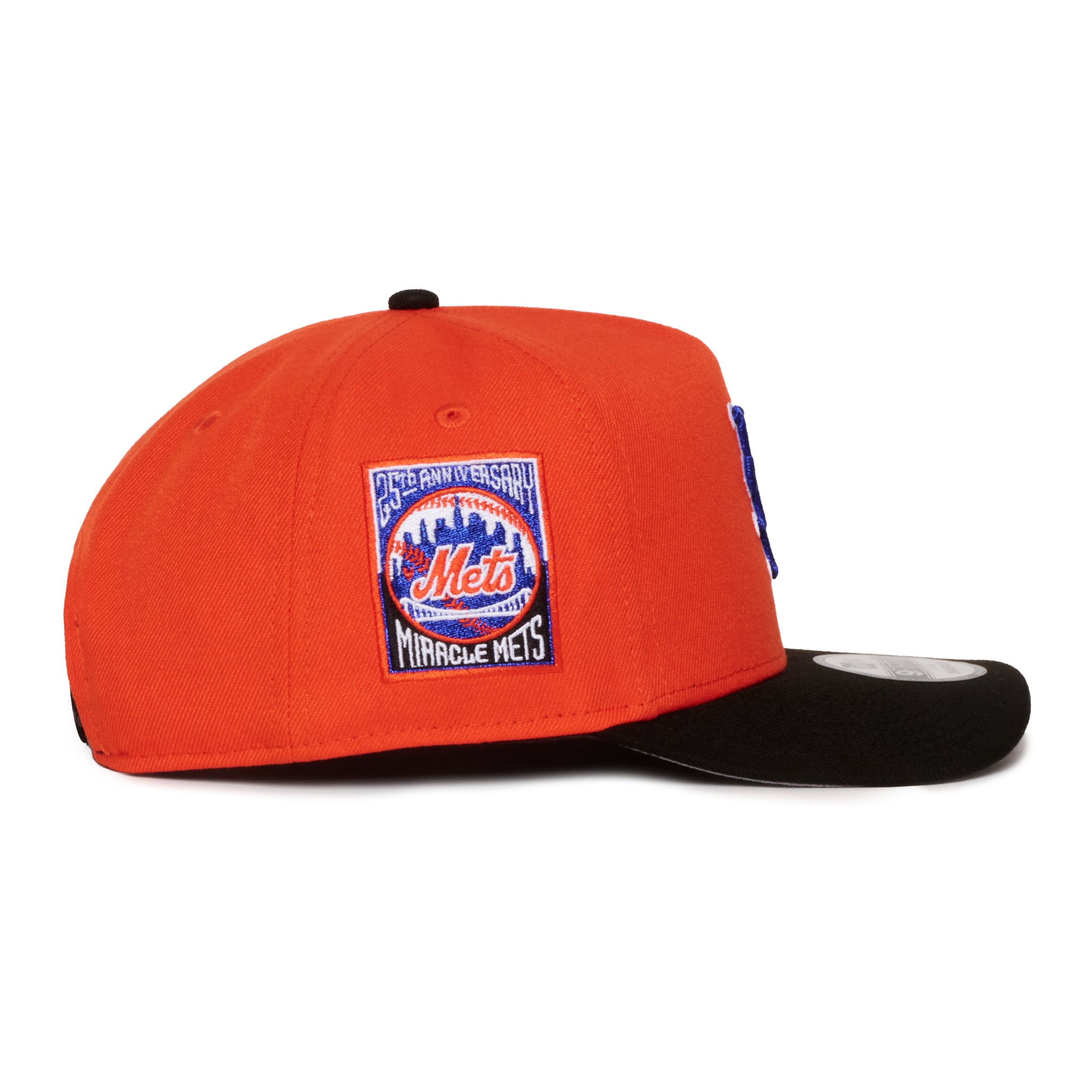 New York Mets Orange and Black 950 AFrame 25 Years Snap Back
