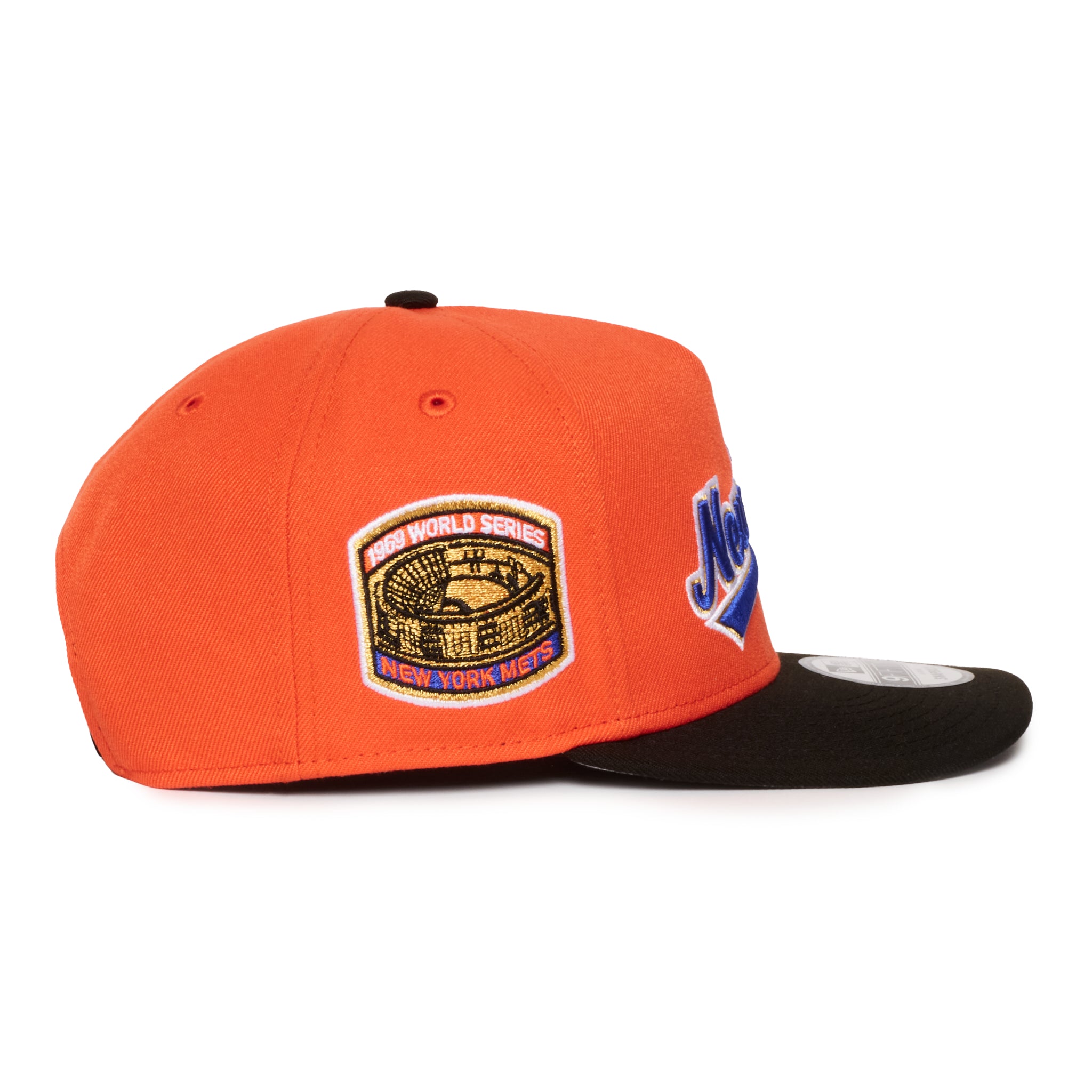 New York Mets Orange and Black Script 950 AFrame 1969 WS Snap Back