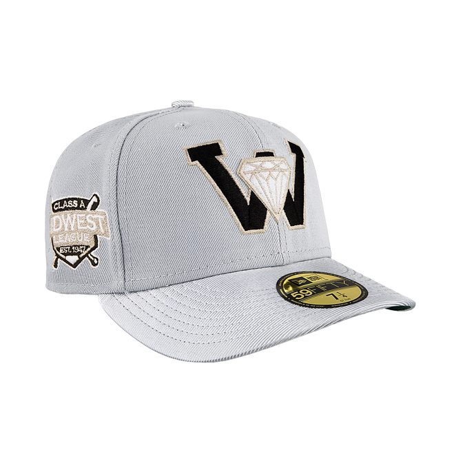 Waterloo Diamonds Grey and Metallic 5950 Fitted