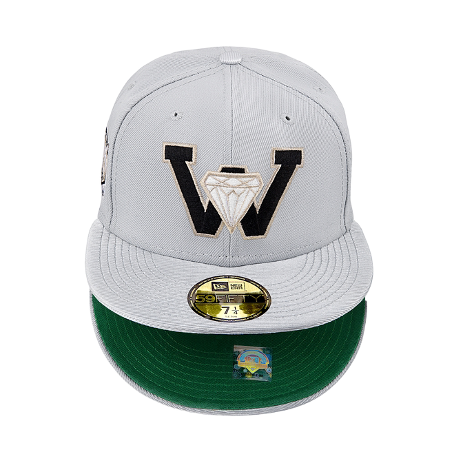 Waterloo Diamonds Grey and Metallic 5950 Fitted
