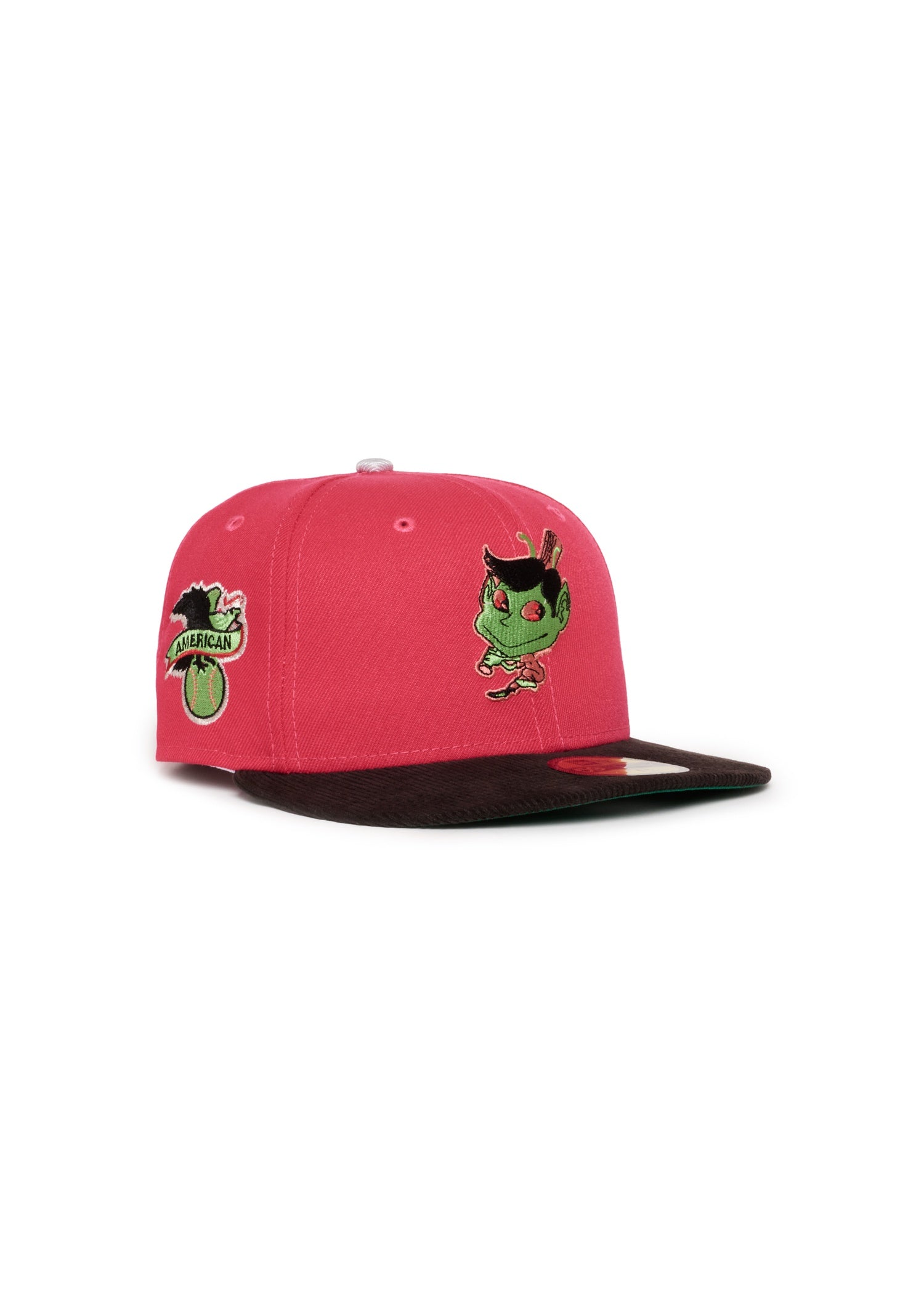 St. Louis Browns Hot Pink & Black Corduroy Lime Green Logo