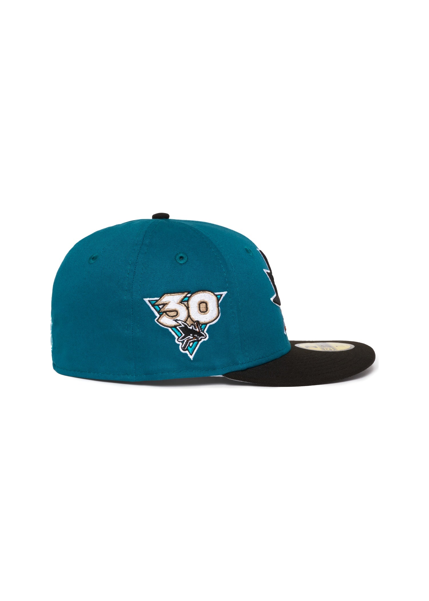 San Jose Sharks Shark Teal and Black 30Th Anniversary