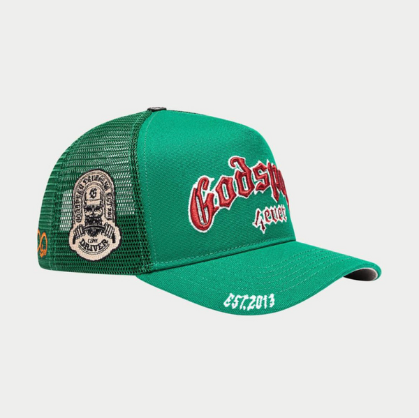 GODSPEED Forever (Green/RED) Trucker Hat