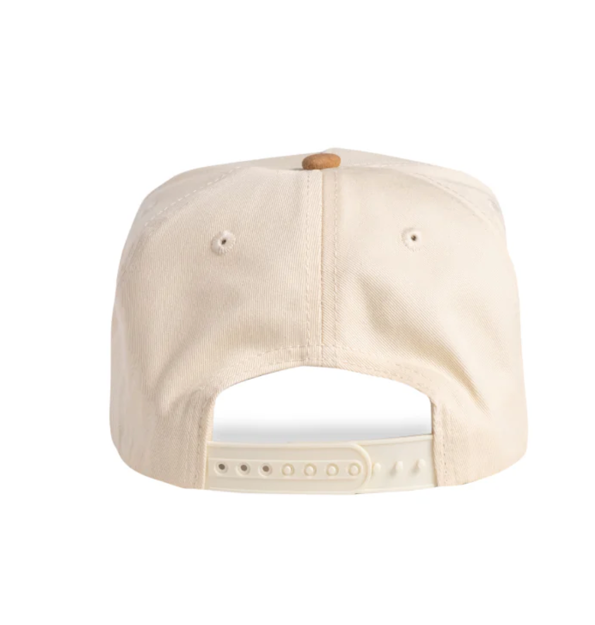 DAD GANG Creme Suede Script Snapback