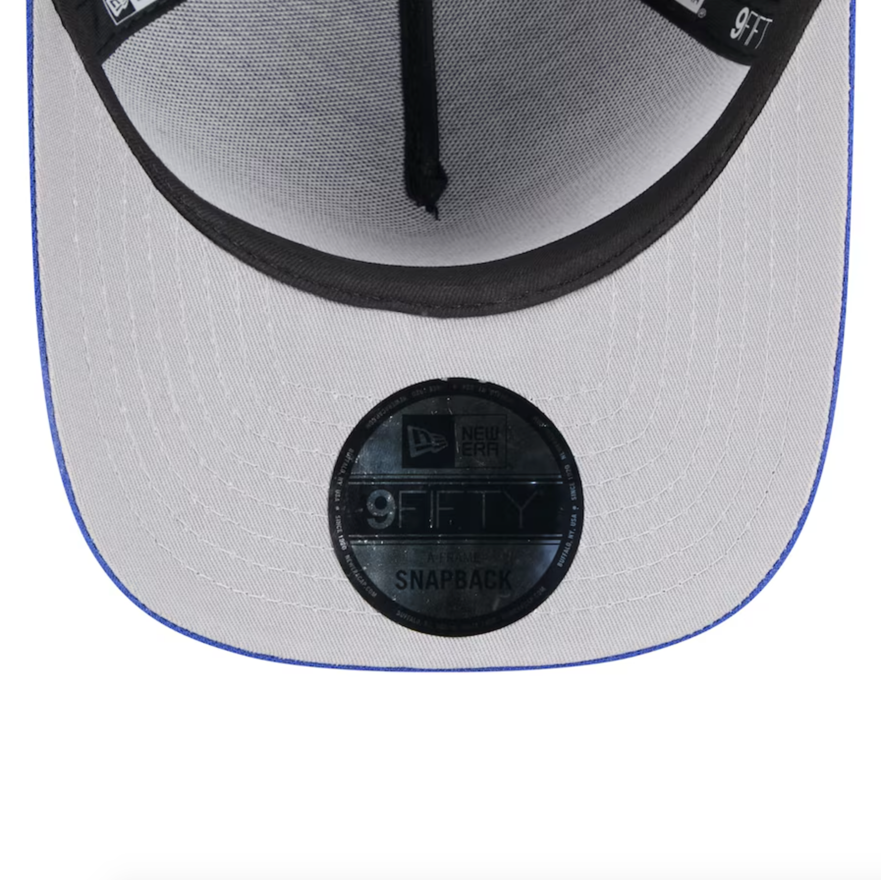 Buffalo Bills Black NFL25 DRAFT 950 AFrame Snap Back
