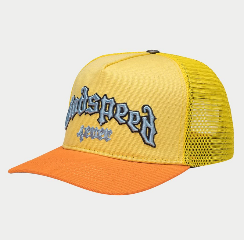 GODSPEED Yellow And Orange Trucker Snap Back