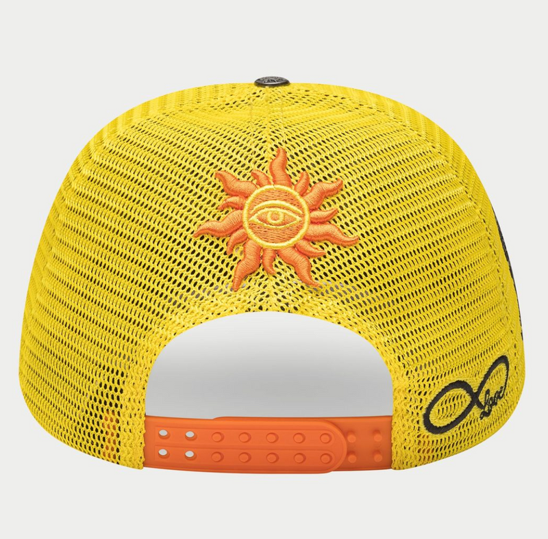 GODSPEED Yellow And Orange Trucker Snap Back