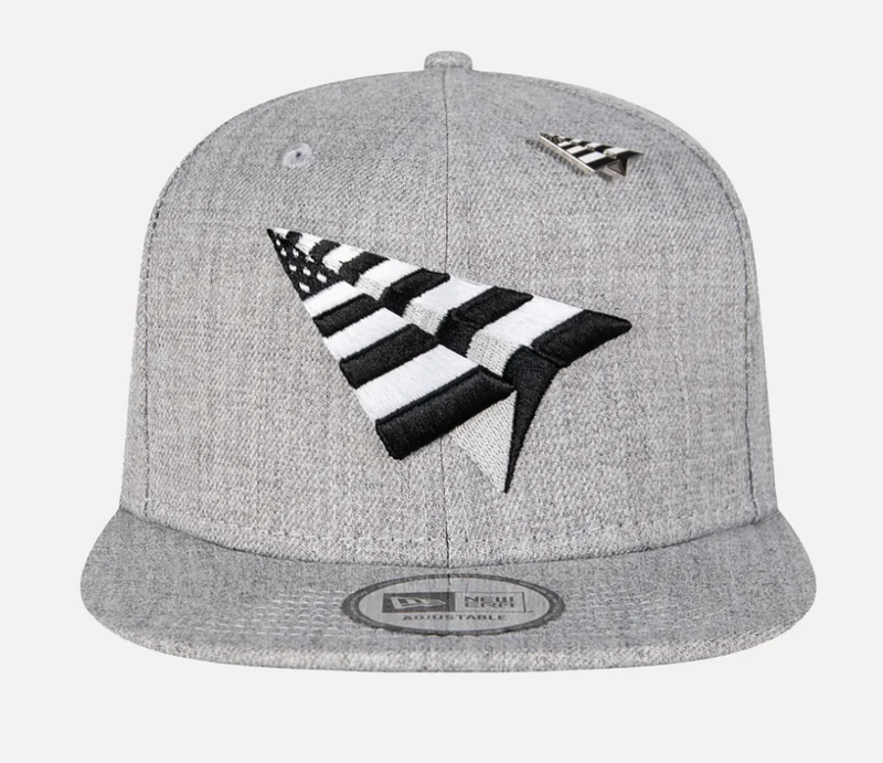 Roc Nation Paper Planes Heather Grey 950 Snap Back