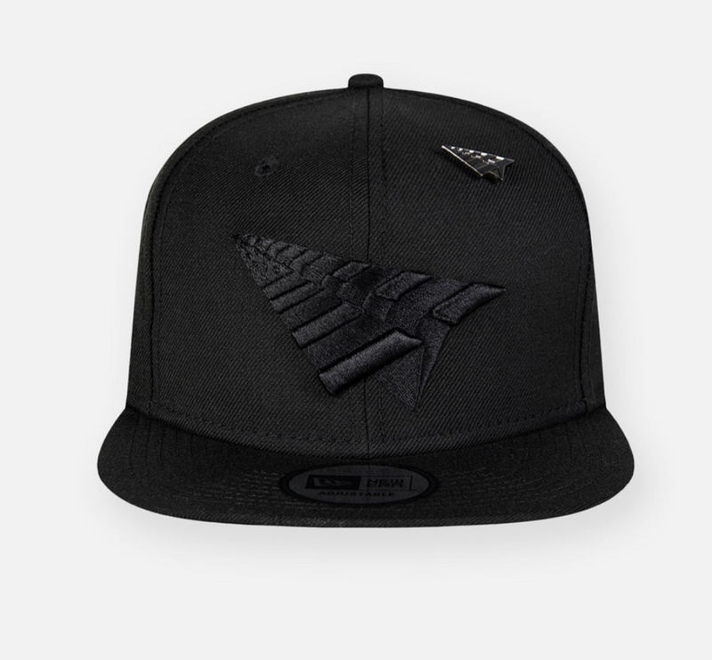 Roc Nation Paper Planes Black On Black 950 Snap Back
