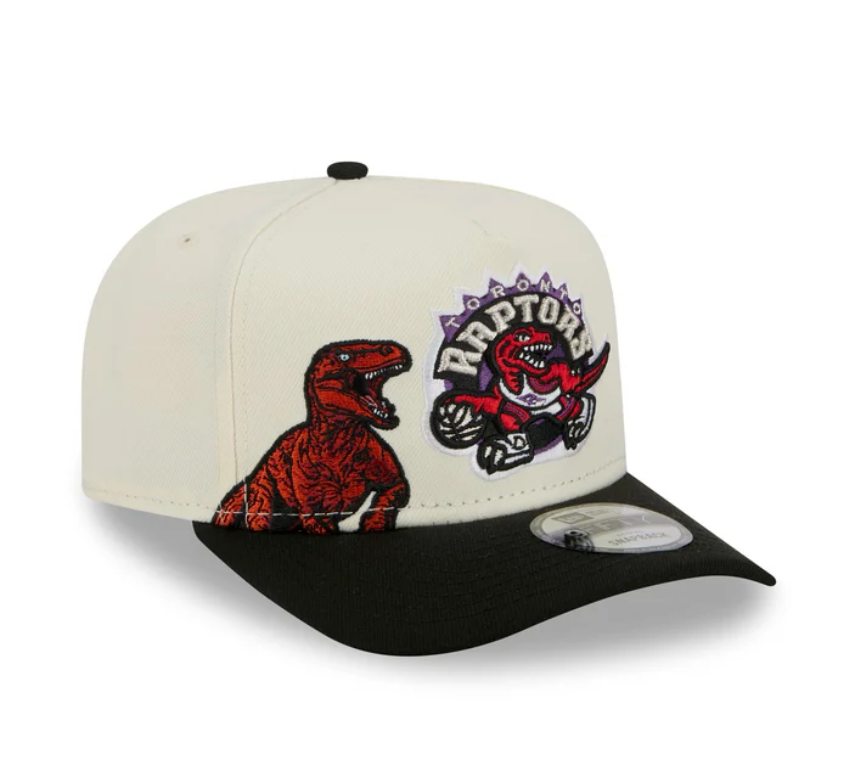 Toronto Raptors HWC Chrome White 9FIFTY A-Frame Snapback