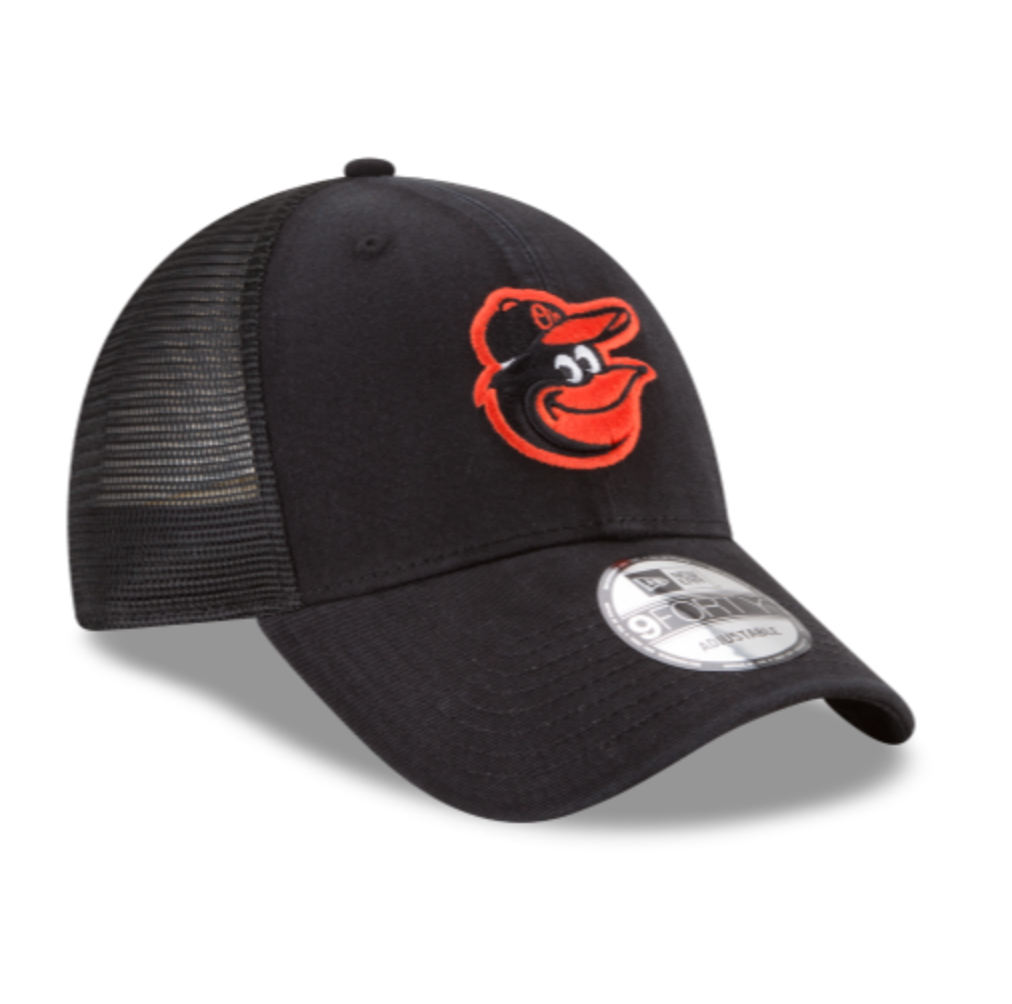 Baltimore Orioles Black Mesh 940 Classic Snap Back