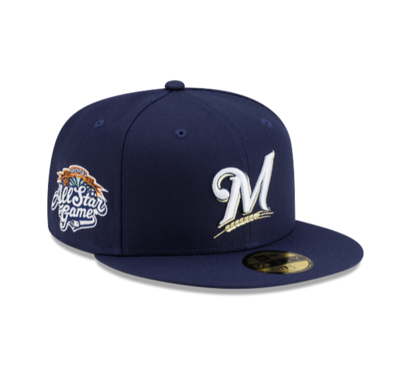 Milwaukee Brewers Light Navy 2002 All Star Game 59FIFTY Fitted