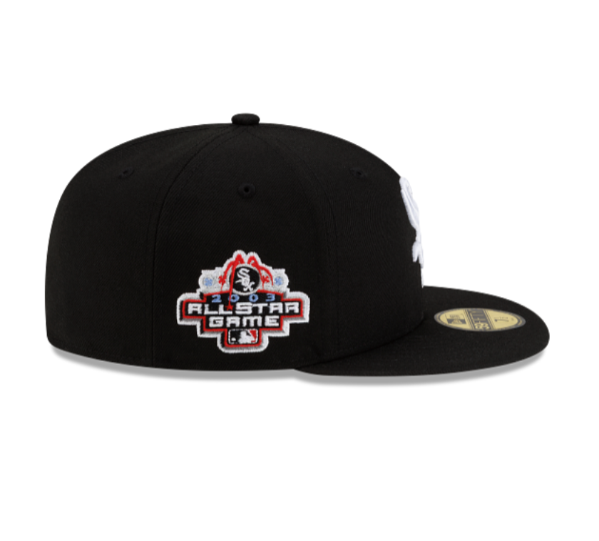 Chicago White Sox All Black w/ White "N.E" 2003 All Star Game