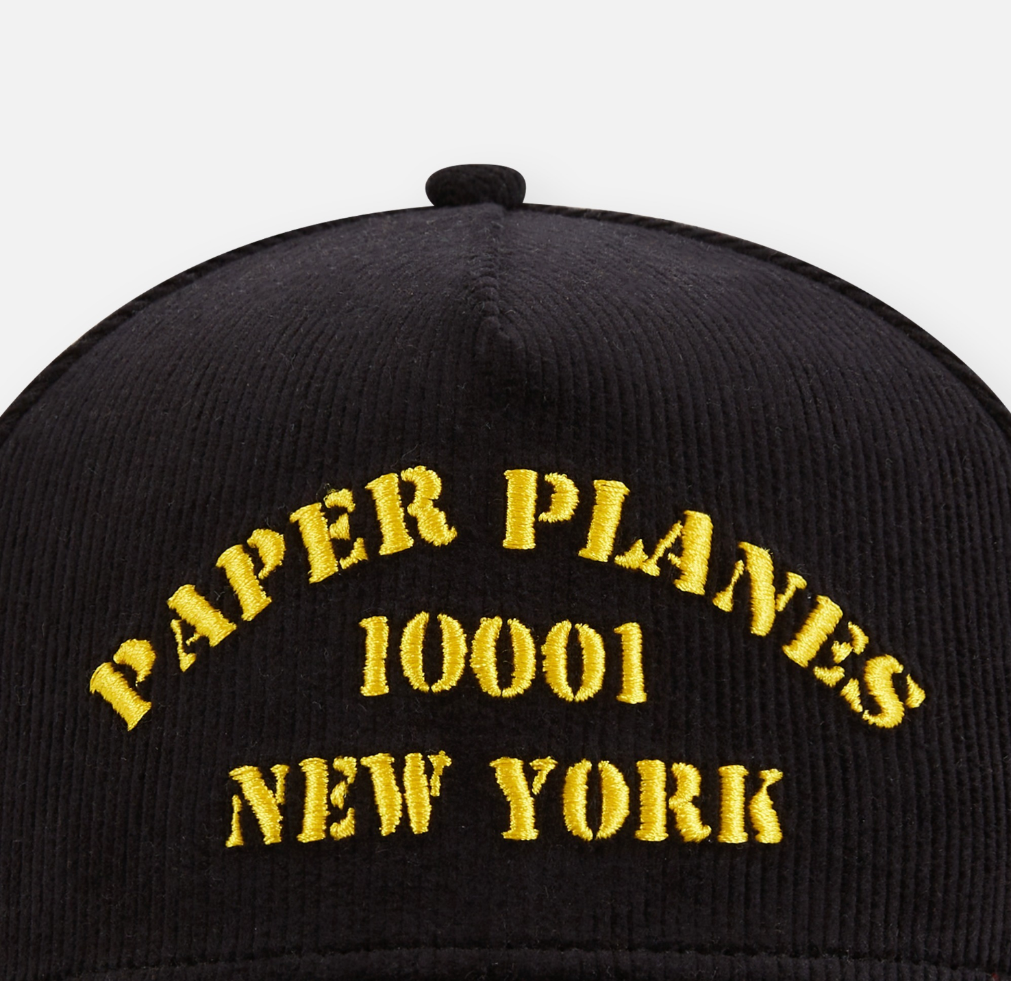 Roc Nation Paper Planes Corduroy Black 940 Snap Back