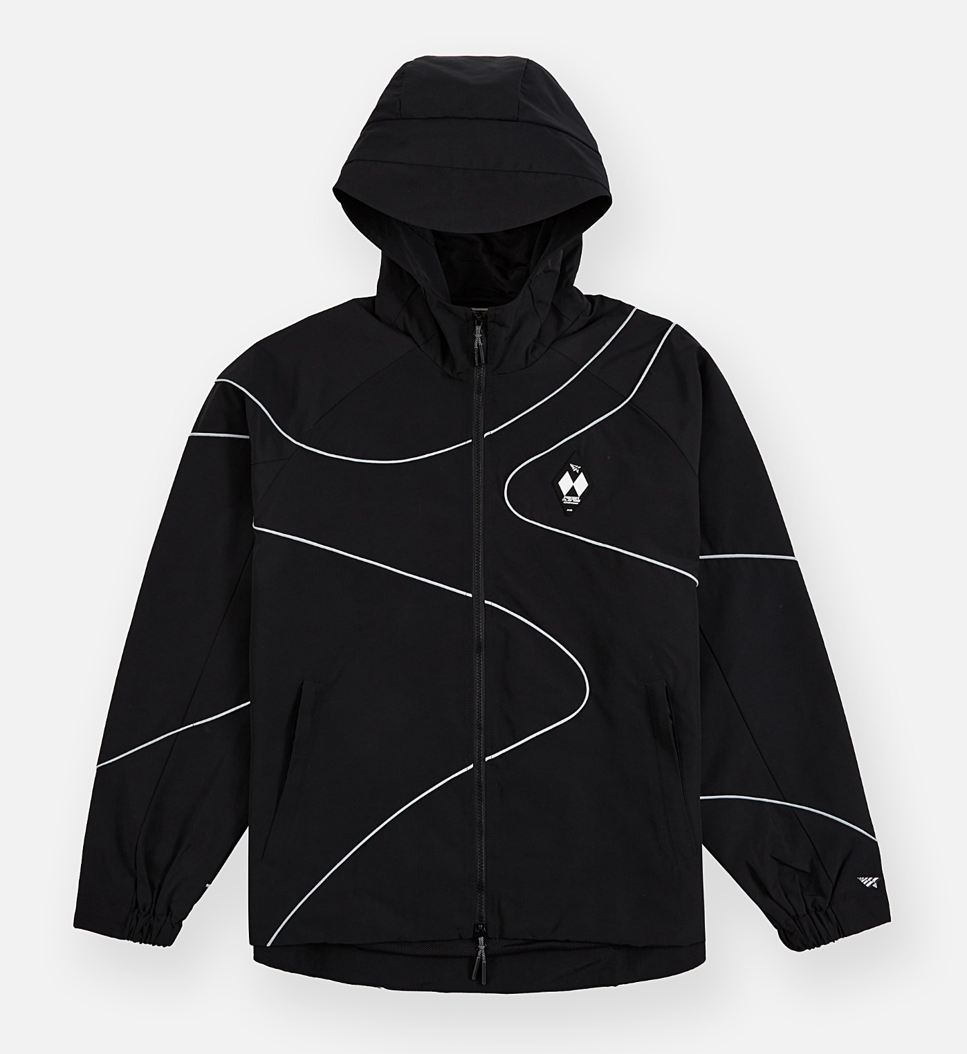 PLANES NYLON Black REFLECTIVE LINED Jacket