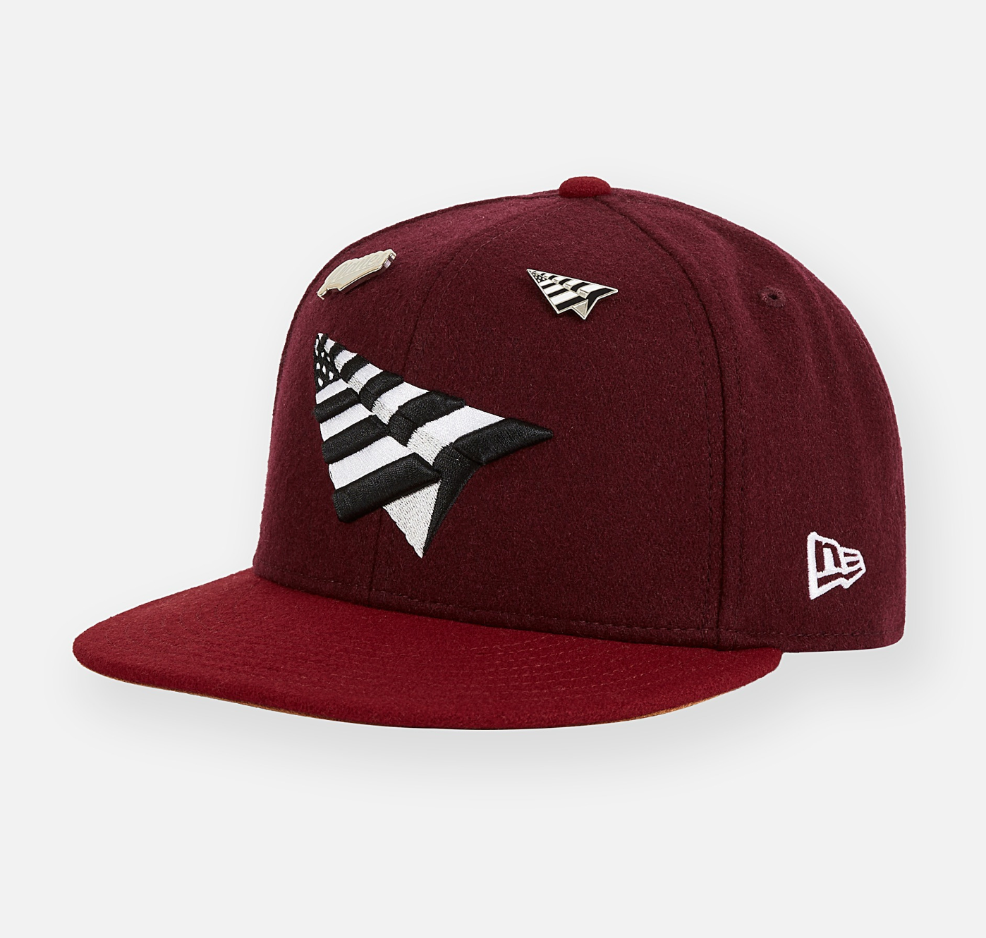 Wool Melton Two Tone 950 Snapback Crown w/ Suede UV