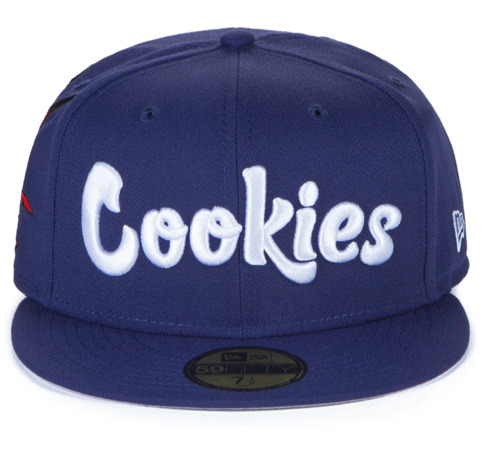 COOKIES X NEW ERA FITTED NAVY BLUE