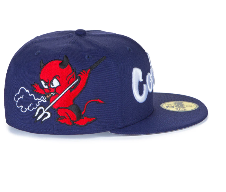 COOKIES X NEW ERA FITTED NAVY BLUE