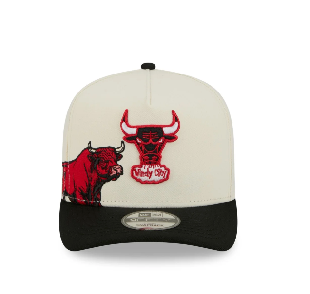 Chicago Bulls HWC Chrome White 9FIFTY A-Frame Snapback