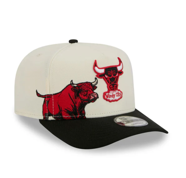 Chicago Bulls HWC Chrome White 9FIFTY A-Frame Snapback