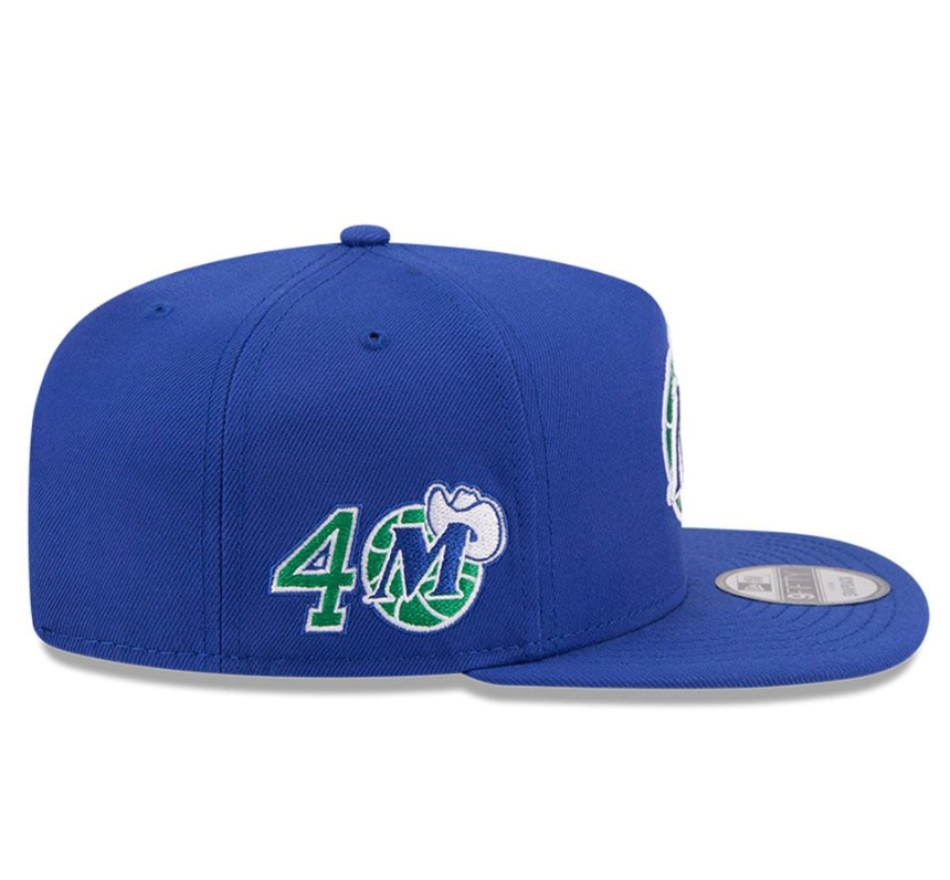 Dallas Mavericks Royal HWC AFrame 40 Year Anniversary Snap Back
