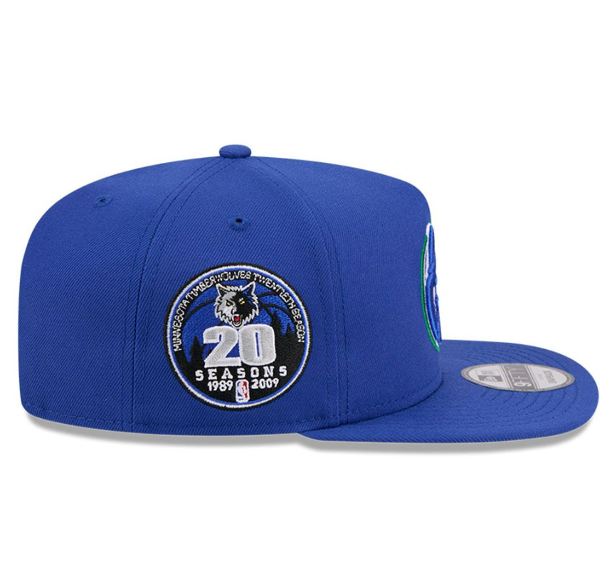 Minnesota Timberwolves Royal HWC AFrame 20 Year Anniversary Snap Back